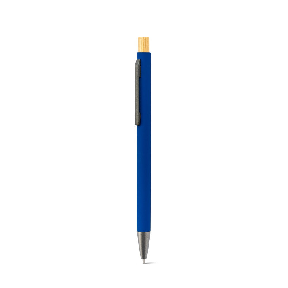 ZYLEN promotional pen in blue with custom logo branding