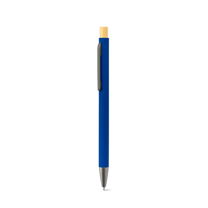 ZYLEN promotional pen in blue with custom logo branding