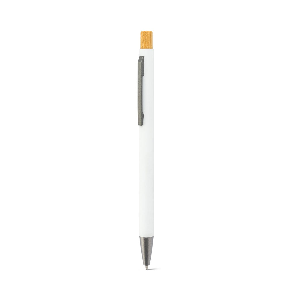 ZYLEN promotional pen in white with custom logo branding
