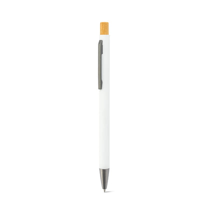 ZYLEN promotional pen in white with custom logo branding