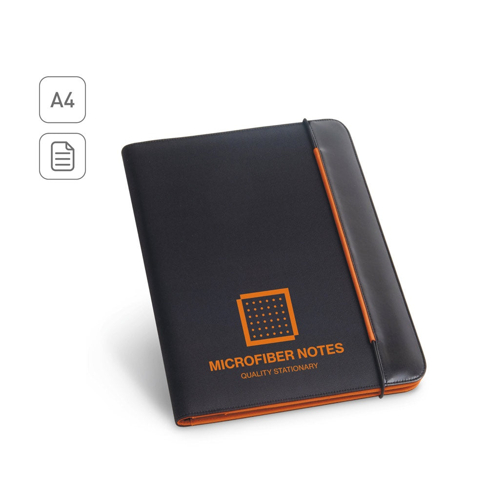 FITZGERALD promotional document folder (complete set view) with custom logo branding