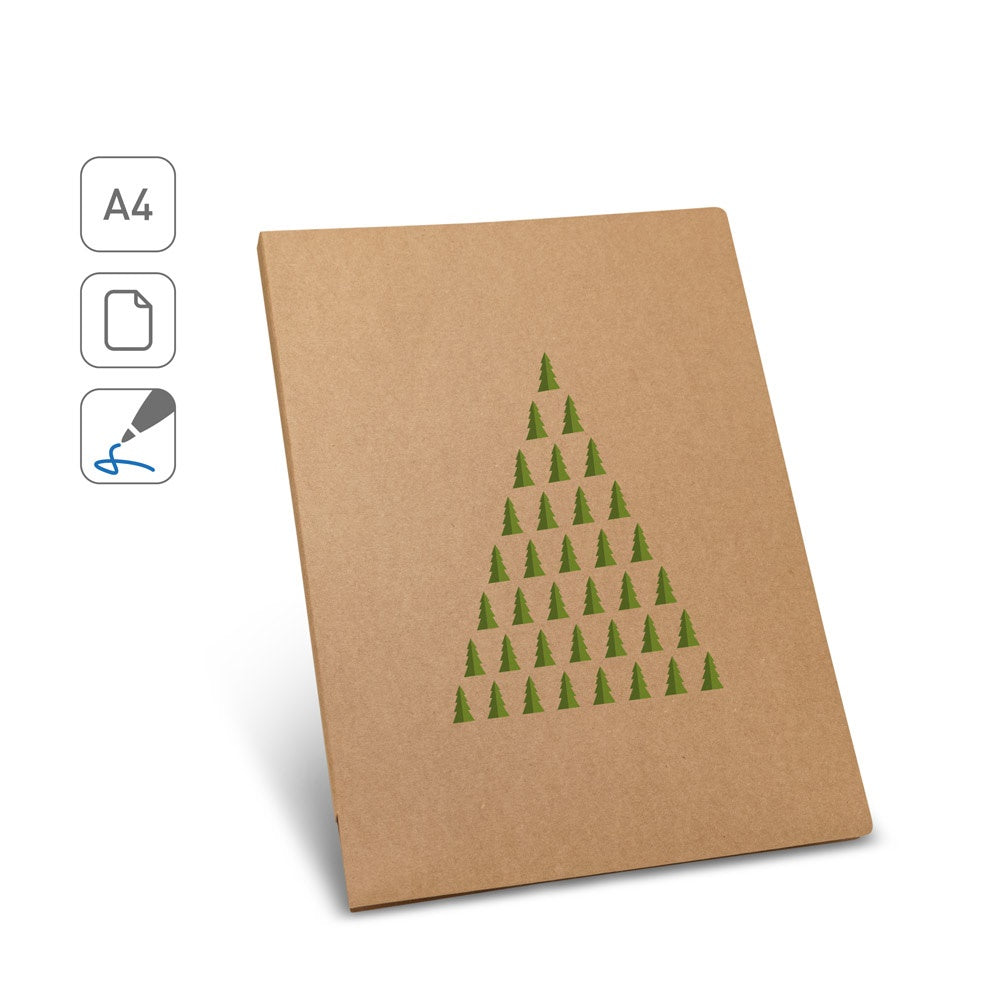 POE promotional document folder (complete set view) with custom logo branding
