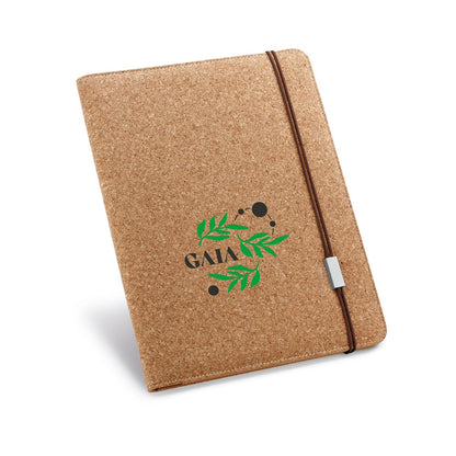 SERPA promotional document folder in natural with custom logo branding