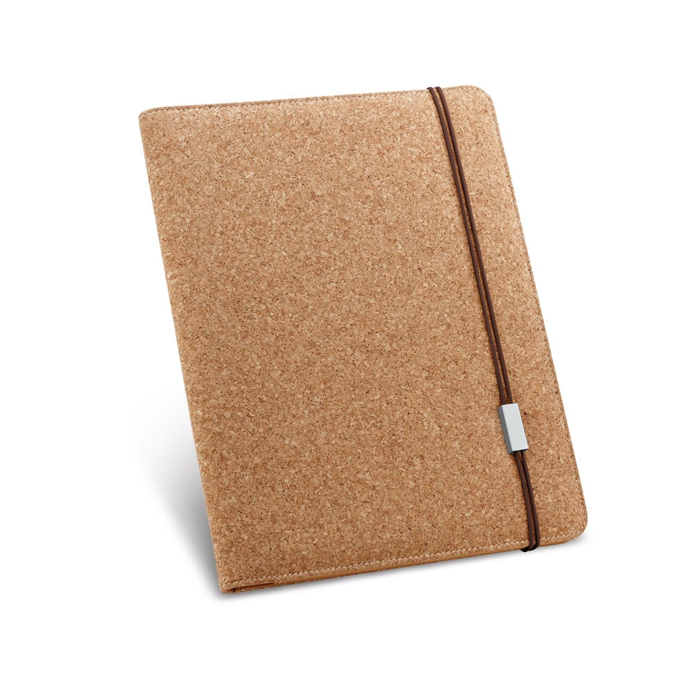 SERPA promotional document folder in natural with custom logo branding