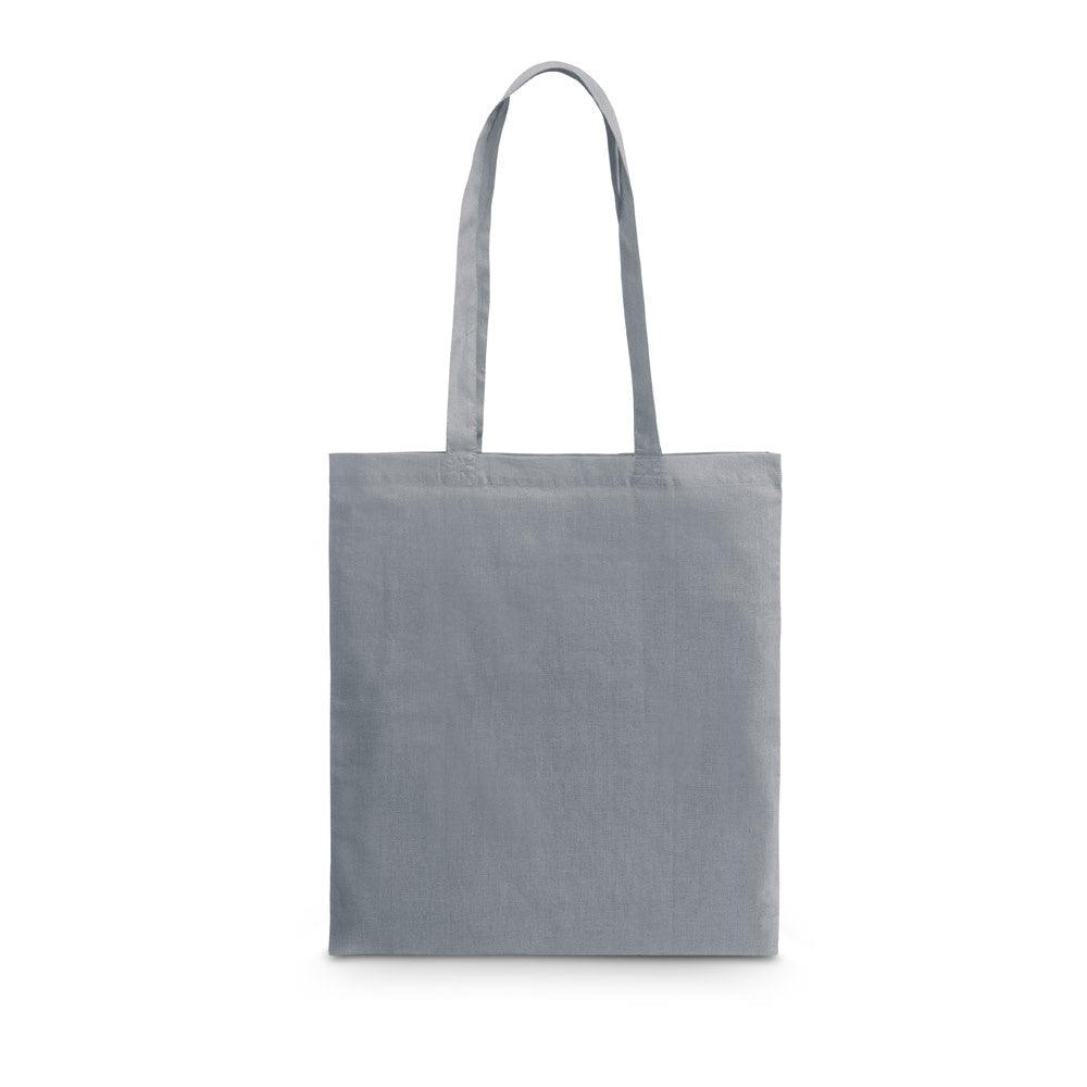 CARACAS promotional tote bag in light grey with custom logo branding