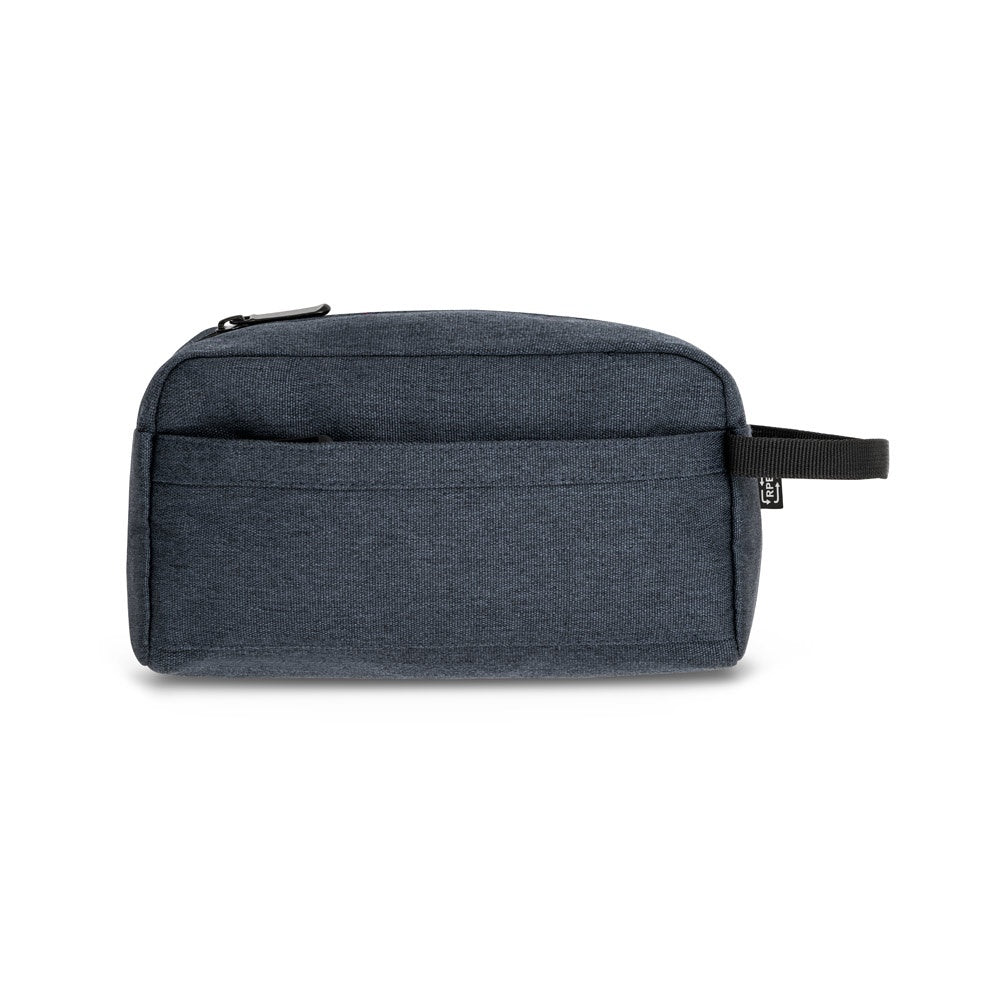 REPURPOSE BAG promotional personal care item in blue (detail view) with custom logo branding
