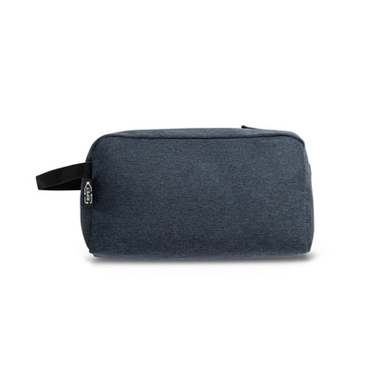 REPURPOSE BAG promotional personal care item in blue (detail view) with custom logo branding