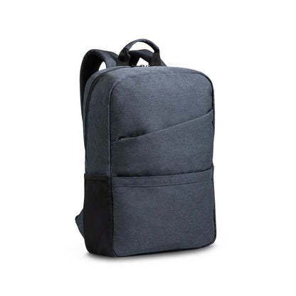 REPURPOSE BACKPACK promotional laptop bag in blue with custom logo branding
