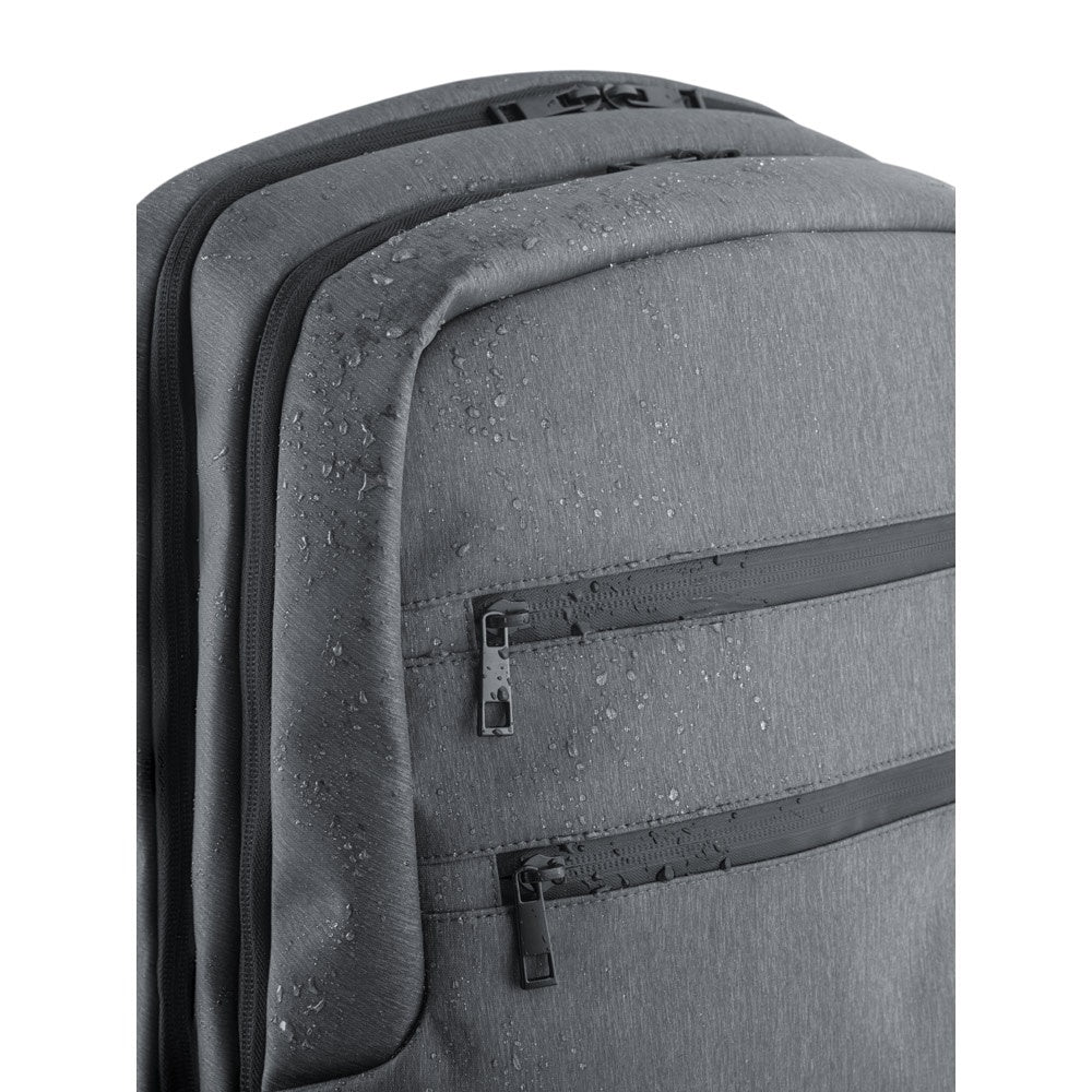 BROOKLYN promotional laptop bag in light grey with custom logo branding