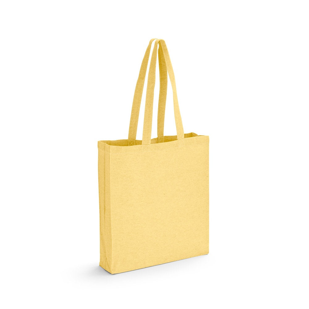 MARACAY promotional tote bag in yellow with custom logo branding