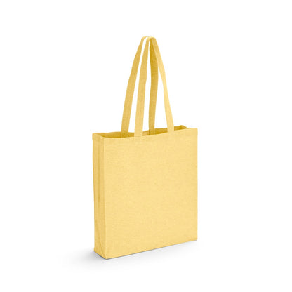 MARACAY promotional tote bag in yellow with custom logo branding