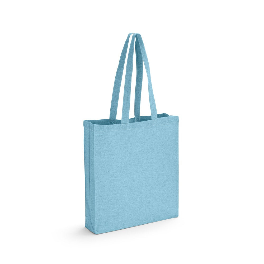 MARACAY promotional tote bag in light blue with custom logo branding