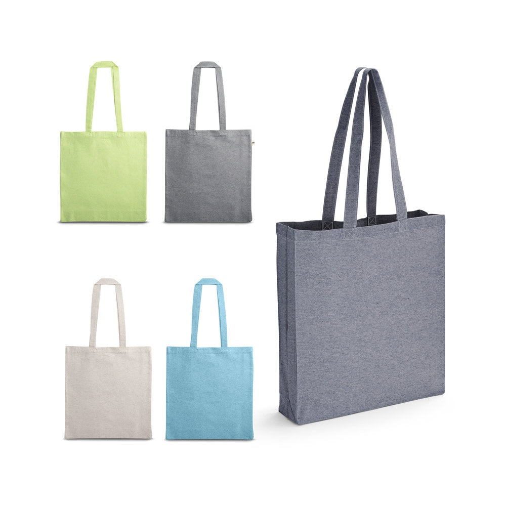 MARACAY promotional tote bag (complete set view) with custom logo branding