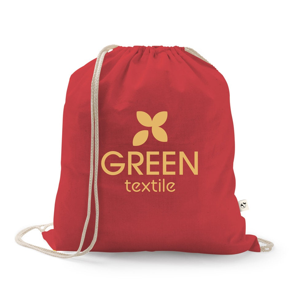 ISTANBUL promotional tote bag in red with custom logo branding