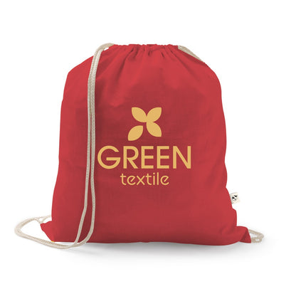 ISTANBUL promotional tote bag in red with custom logo branding