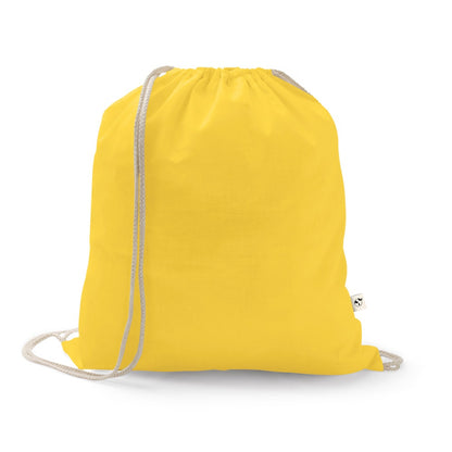 ISTANBUL promotional tote bag in yellow with custom logo branding