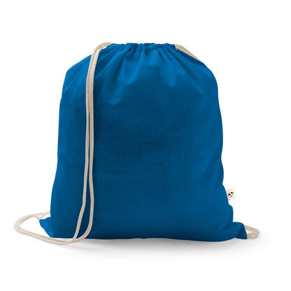 ISTANBUL promotional tote bag in royal blue with custom logo branding