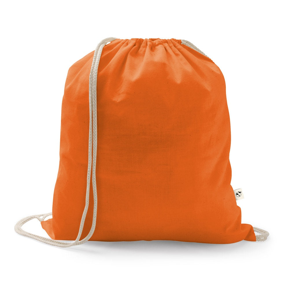 ISTANBUL promotional tote bag in orange with custom logo branding