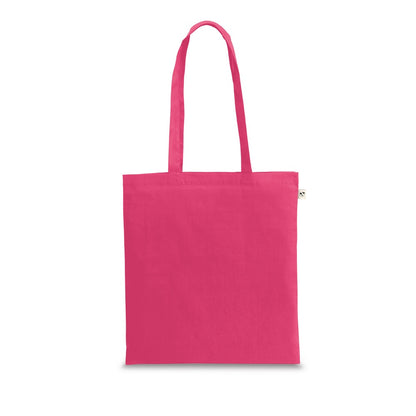 CAIRO promotional tote bag in pink with custom logo branding