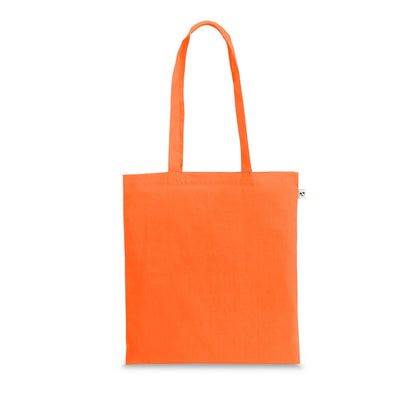CAIRO promotional tote bag in orange with custom logo branding