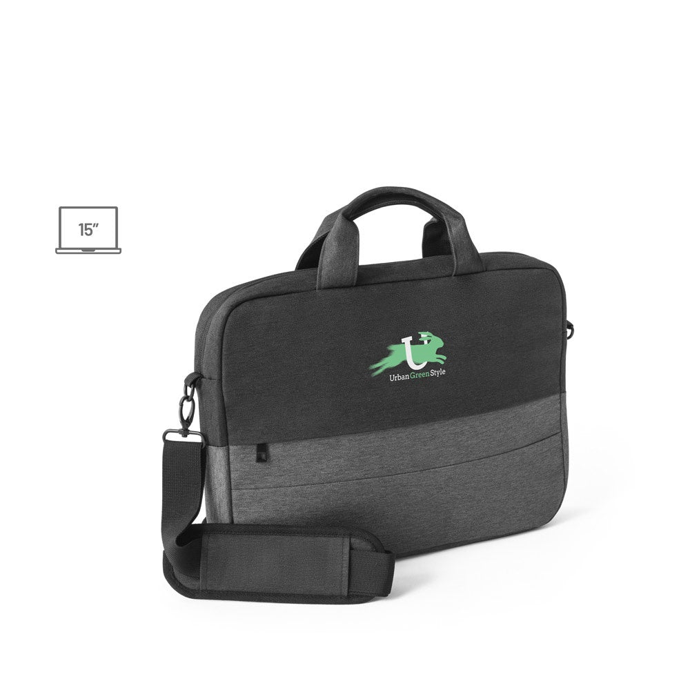 GENOA promotional laptop bag (complete set view) with custom logo branding