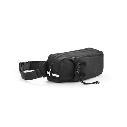 DELFOS POUCH promotional travel bag in black with custom logo branding