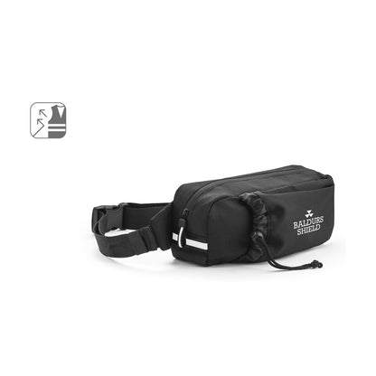 DELFOS POUCH promotional travel bag (complete set view) with custom logo branding