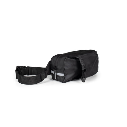 DELFOS POUCH SHINY promotional travel bag in black with custom logo branding