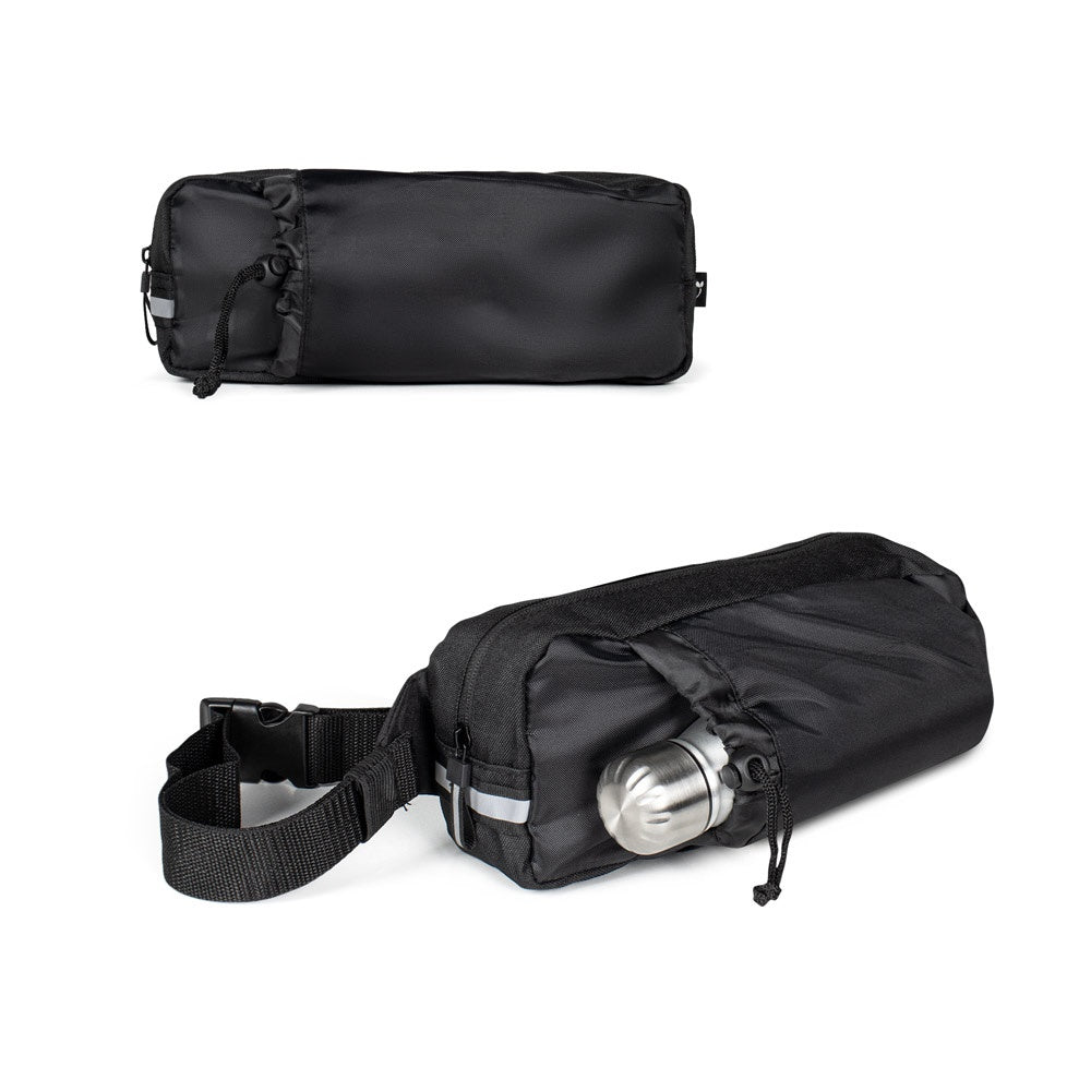 DELFOS POUCH SHINY promotional travel bag (complete set view) with custom logo branding