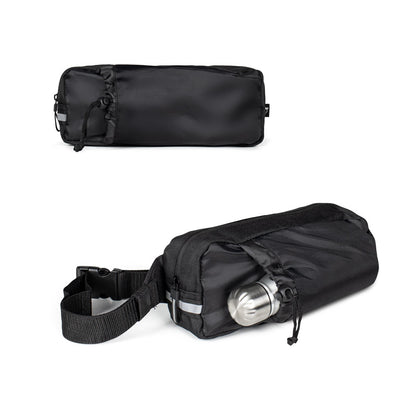 DELFOS POUCH SHINY promotional travel bag (complete set view) with custom logo branding