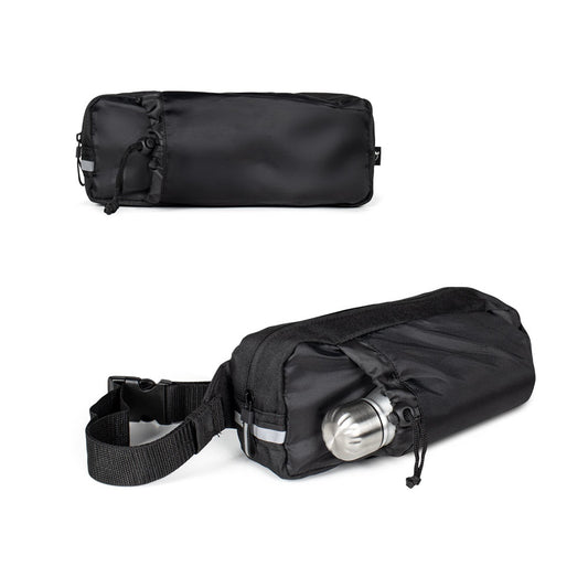 DELFOS POUCH SHINY promotional travel bag (complete set view) with custom logo branding