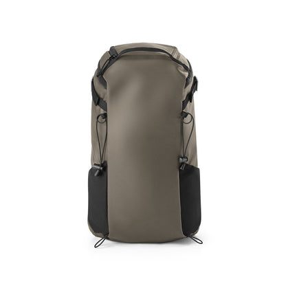 ALASCA promotional backpack in dark green (detail view) with custom logo branding