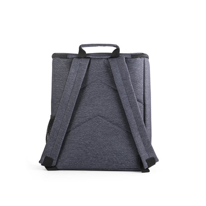 BOSTON COOLER promotional cooler bag in blue (detail view) with custom logo branding