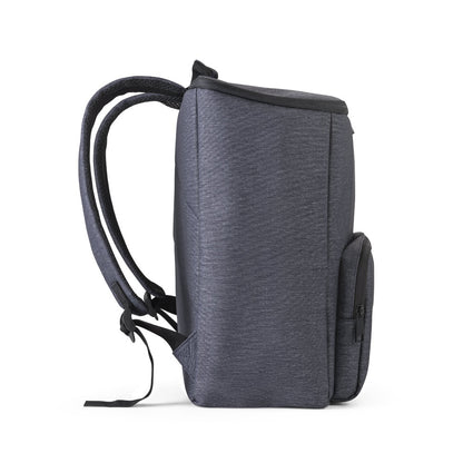 BOSTON COOLER promotional cooler bag in blue (detail view) with custom logo branding