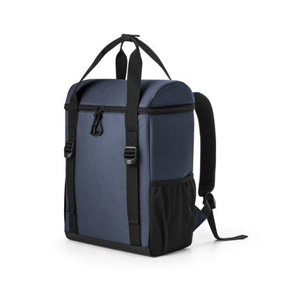 ROMA L promotional cooler bag in blue with custom logo branding