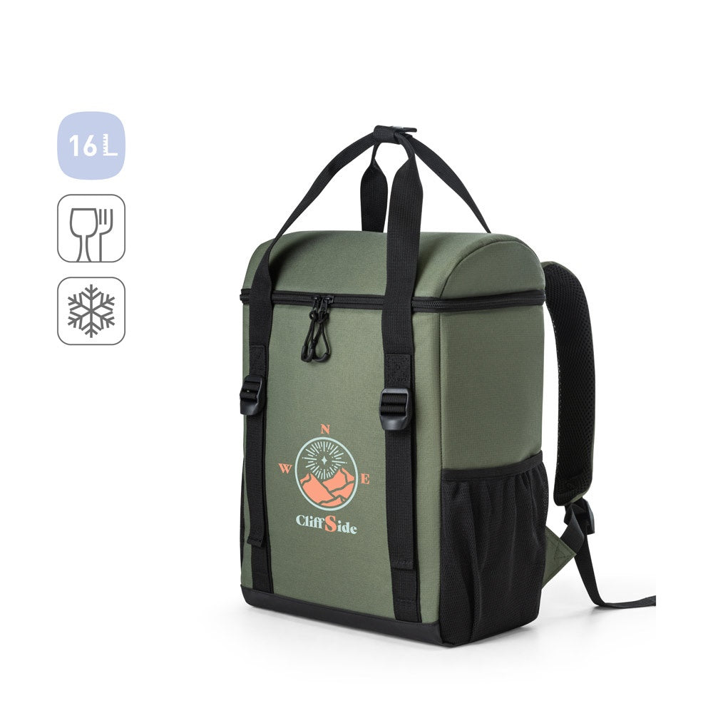 ROMA L promotional cooler bag (complete set view) with custom logo branding