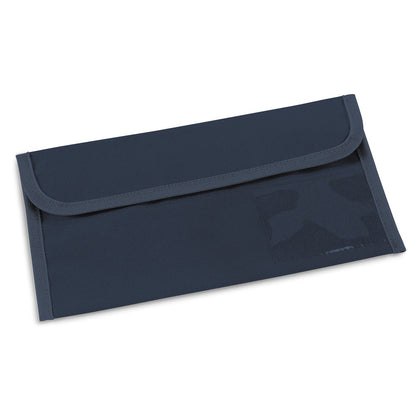 AIRLINE promotional travel accessory in blue with custom logo branding