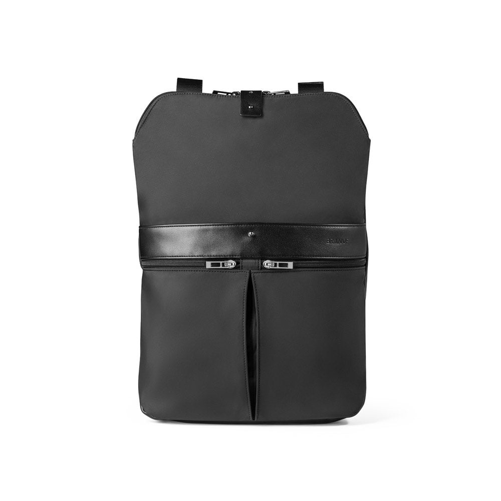 ROVER BACKPACK promotional backpack in black with custom logo branding