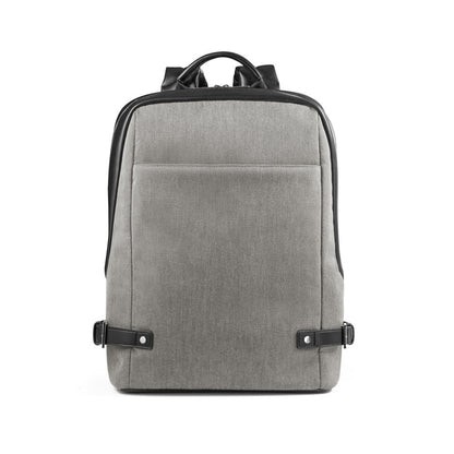 DIVERGENT BACKPACK II promotional laptop bag in beige (detail view) with custom logo branding