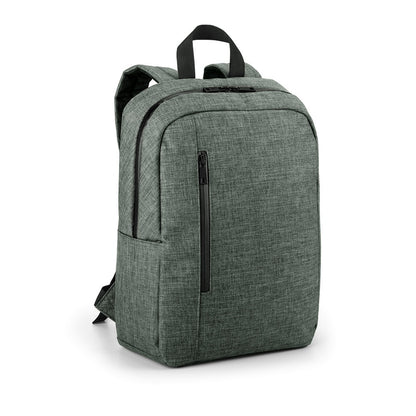 SHADES BPACK promotional laptop bag in grey with custom logo branding
