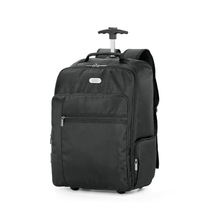 AVENIR promotional laptop bag in black with custom logo branding
