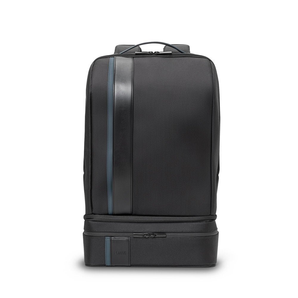 DYNAMIC BACKPACK II promotional backpack in blue (detail view) with custom logo branding