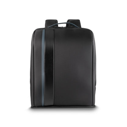 DYNAMIC BACKPACK II promotional backpack in blue (detail view) with custom logo branding