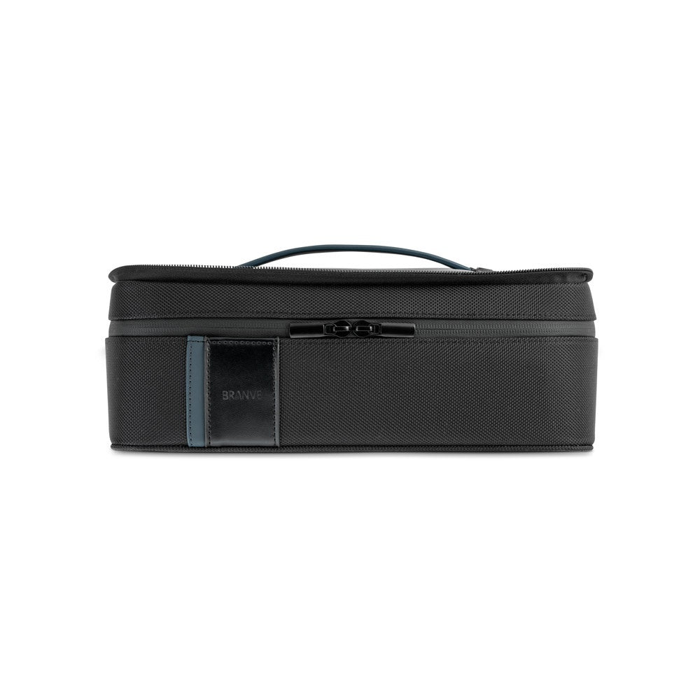 DYNAMIC BACKPACK II promotional backpack in blue (detail view) with custom logo branding