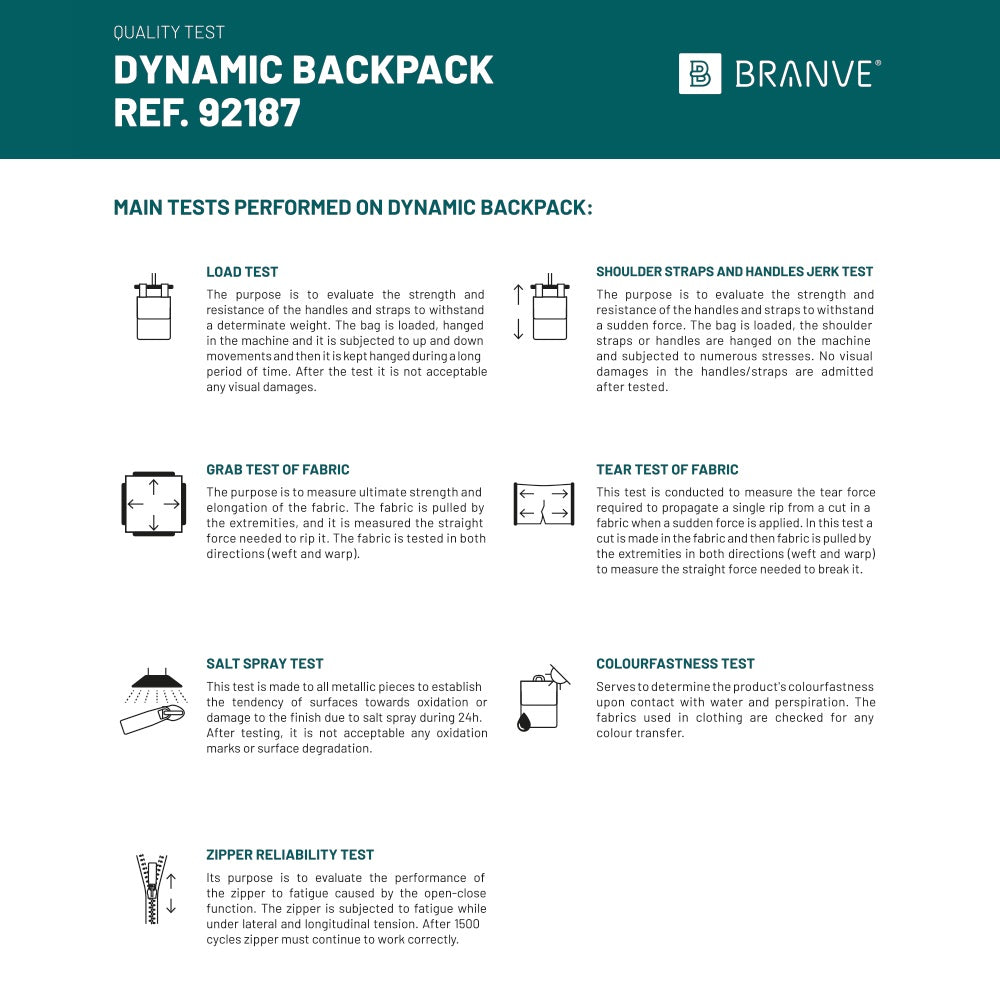 DYNAMIC BACKPACK II promotional backpack with custom logo branding