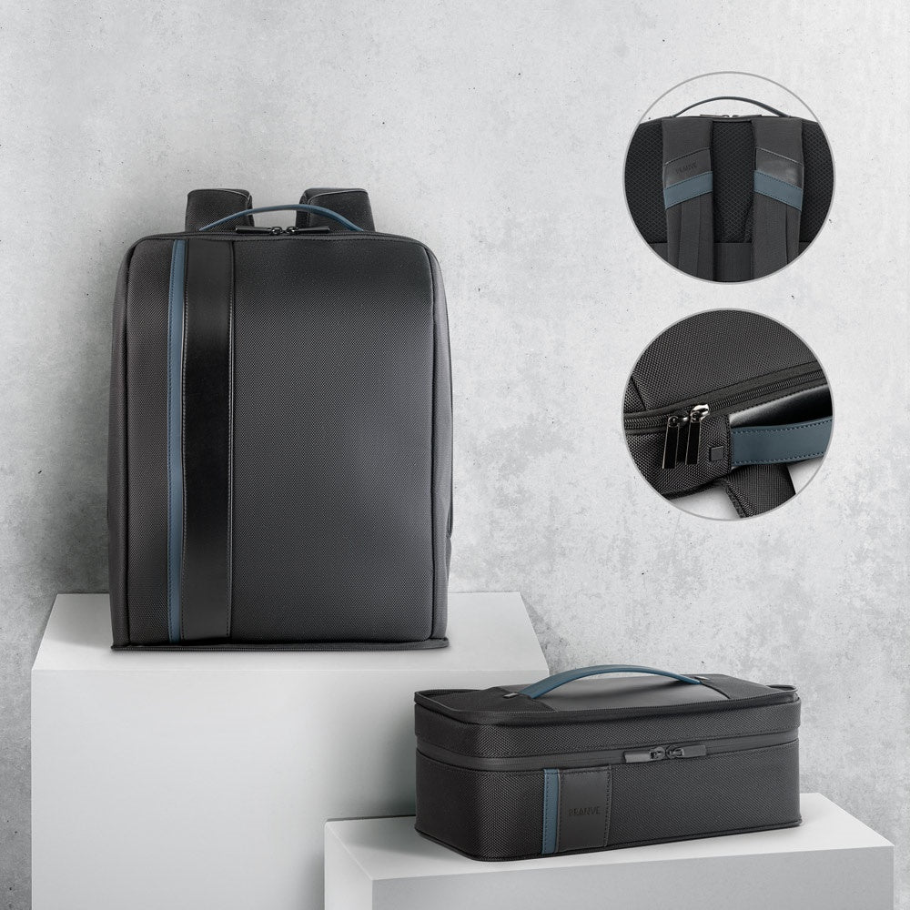 DYNAMIC BACKPACK II promotional backpack (complete set view) with custom logo branding