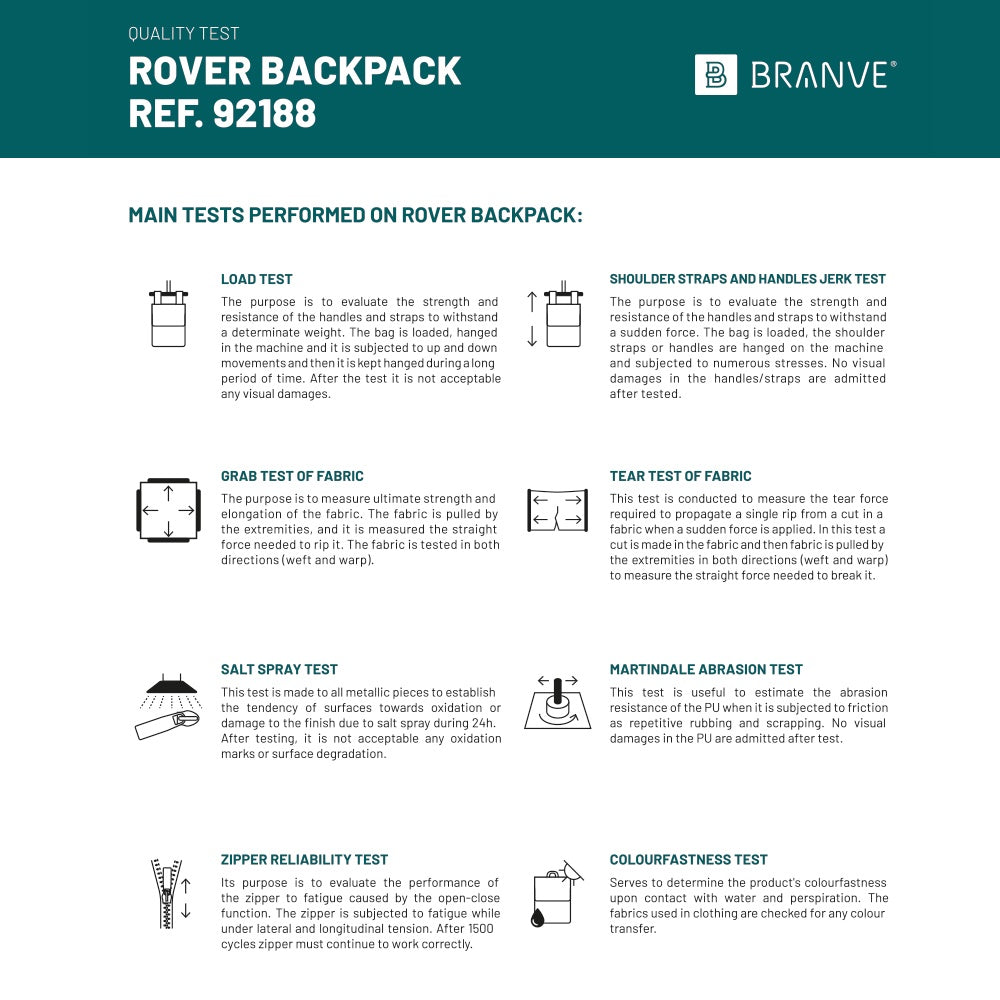 ROVER BACKPACK II promotional backpack with custom logo branding