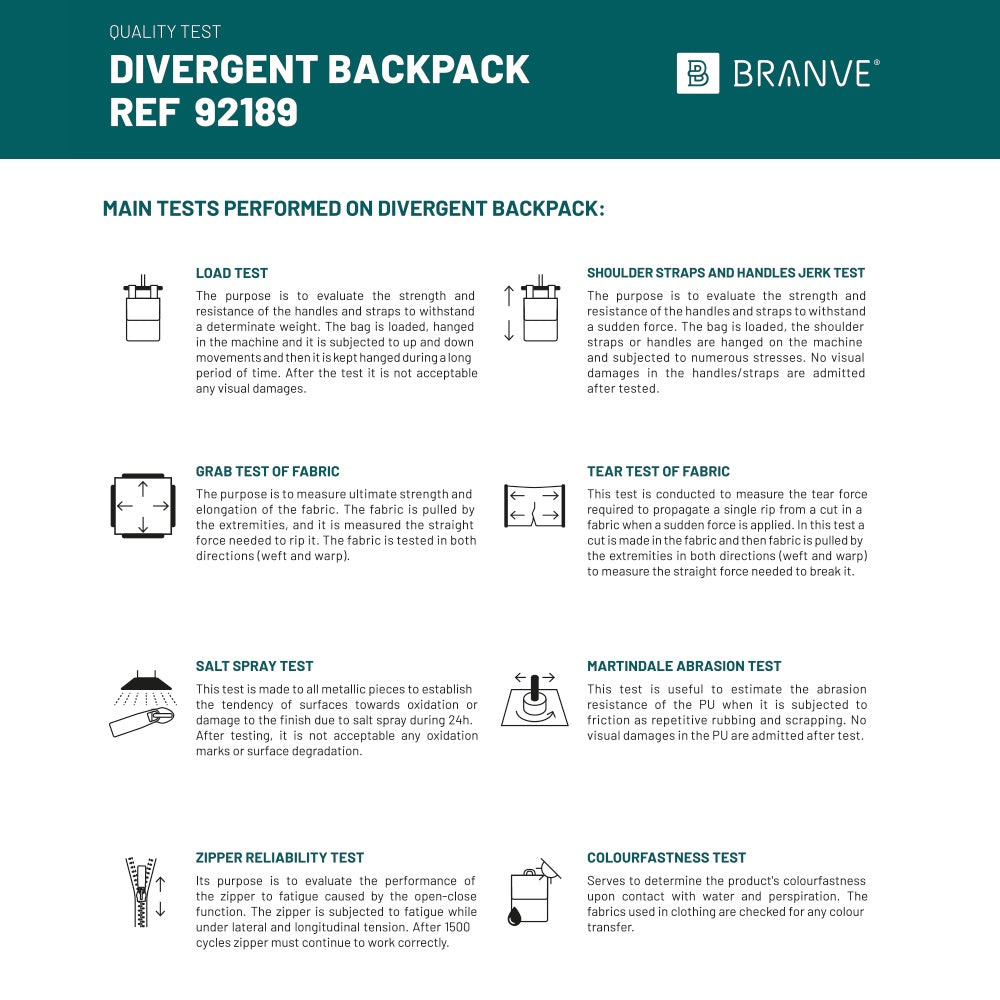 DIVERGENT BACKPACK I promotional laptop bag with custom logo branding