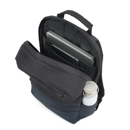 GENOA BPACK promotional backpack in blue with custom logo branding