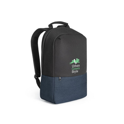 GENOA BPACK promotional backpack in blue with custom logo branding